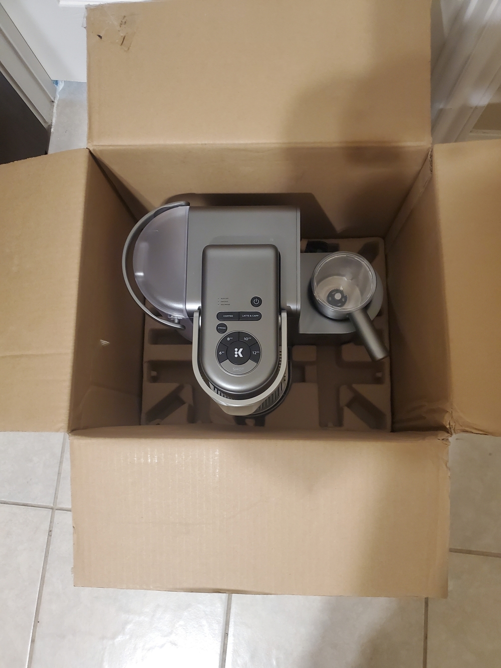 Keurig Silver Gray Single-Serve Coffee & Latte Maker - Picture 7 of 8